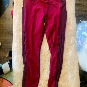 Fabletics Burgundy Leggings